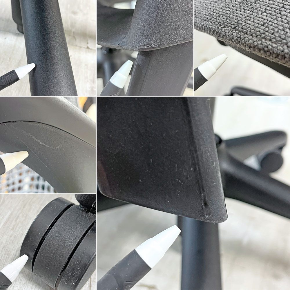 ハーマンミラー HermanMiller セイルチェア SAYL Chair デスクチェア オフィスチェア アジャスタブルアーム ブラック イヴ・ベアール 2021年製 ●