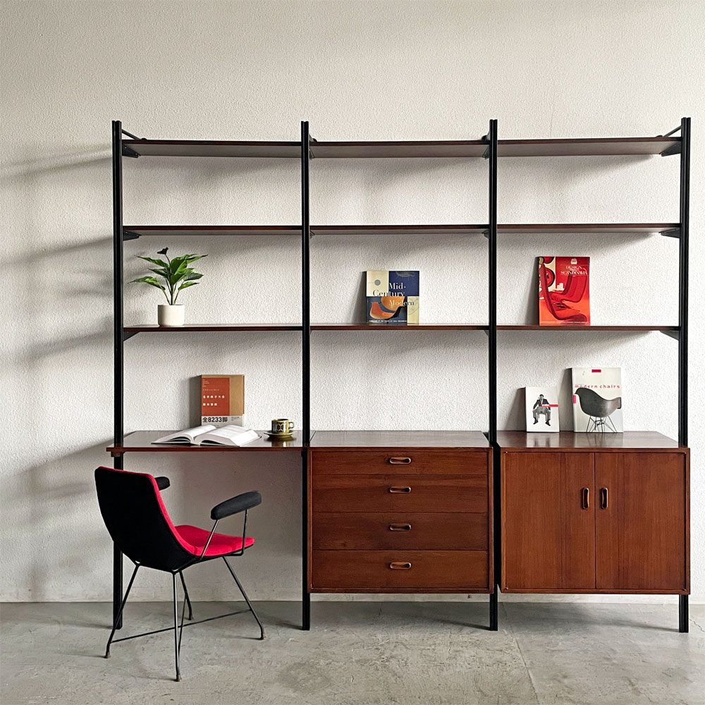 ハーマンミラー Herman Miller オムニ OMNI Space Storage System ストレージユニットシステム 3列 W297.5cm ジョージ・ネルソン USビンテージ ミッドセンチュリー 〓