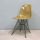 ハーマンミラー Herman Miller サイドシェルチェア セカンド 2nd FRP カーキ エッフェルベース イームズ ビンテージ ◎