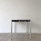 ユーエスエムハラー USM Haller モジュラーファニチャー ハラーテーブル デスク W150×D75cm チャコールリノリウム 高さ調節機能付 スイス ◇
