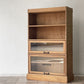 ジャーナルスタンダードファニチャー journal standard Furniture ボンド スライドキャビネット BOND SLIDE CABINET ブックケース オーク材 4段 扉2枚欠品 ◇