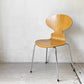 フリッツハンセン Fritz Hansen アントチェア 4本脚 ナチュラルビーチ ラッカー アルネ・ヤコブセン 北欧家具 ★