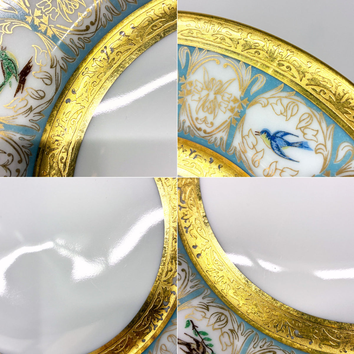 アビランド HAVILAND ベンガリス Bengalis ヴィクトリアンスワロー 19cm プレート リモージュ LIMOGES 三越特別製造版 D ◎