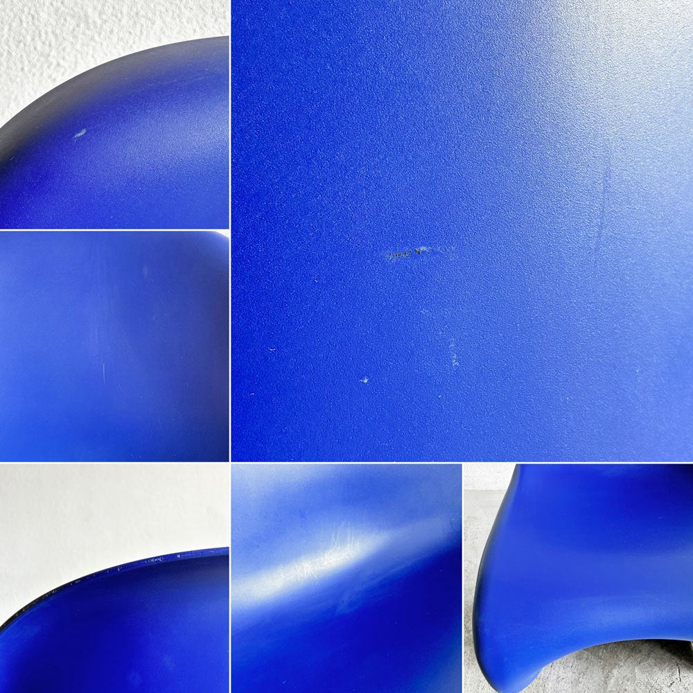 ヴィトラ vitra パントンチェア Panton Chair ブルー 屋内外使用可 ヴェルナー・パントン 旧モデル 廃番カラー ミッドセンチュリー スペースエイジ B 〓