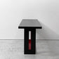 カーサ ブク CASA BUKU 横堀建築設計事務所 コンソールテーブル Black wood Red lacquet ブラック×レッド ディスプレイ台 モダン ●