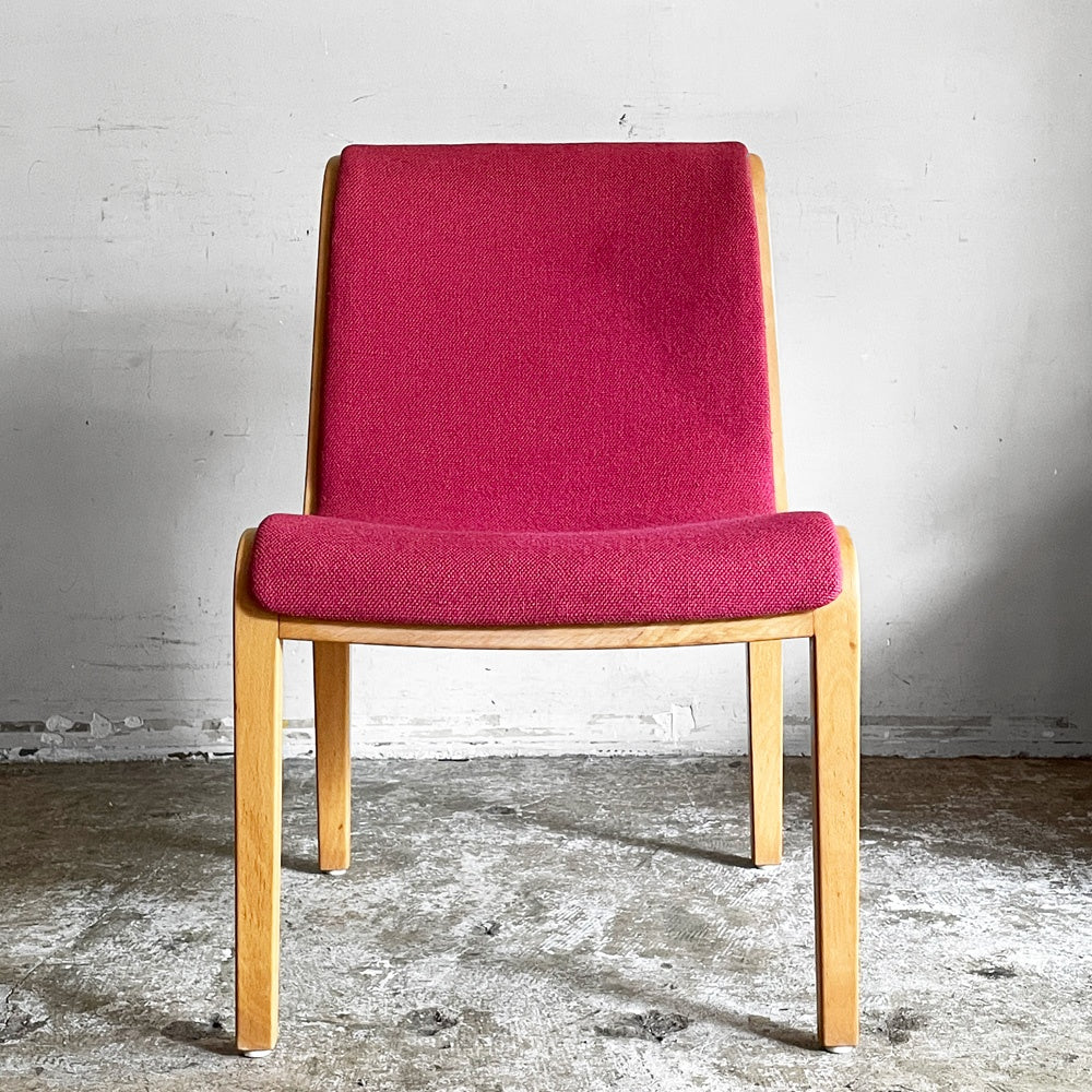 ノル Knoll 1305 アームレスチェア サイドチェア ダイニングチェア プライウッド ビル・ステファン Bill Stephens ビンテージ ミッドセンチュリー 現状品 ■
