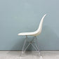 ハーマンミラー Herman Miller サイドシェルチェア サード 3rd FRP PVCレザー パーチメント ロータイプ エッフェルベース イームズ ビンテージ vintage ◎