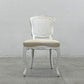 サラグレース Sarah Grace SGD デビュー ダイニングチェア DEBUT DINING CHAIR CHARM BD WHITE&NATURAL LINEN ラタンバック アンティーク風 オーク材 参考価格約55,000円 D〓