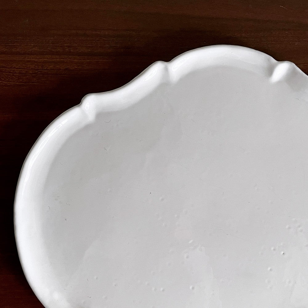 アスティエ・ド・ヴィラット Astier de Villatte ローマ Rome ラージディナープレート W29cm 陶器 フランス A ■