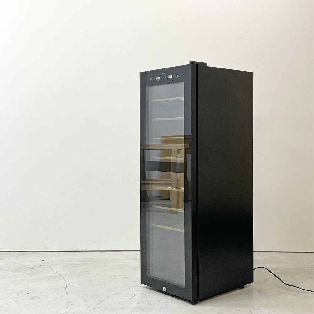 さくら製作所 SAKURA WORKS ワインセラー FURNIEL SAB-90G-PB 24本 8段 ツイン冷却 2018年製 ●