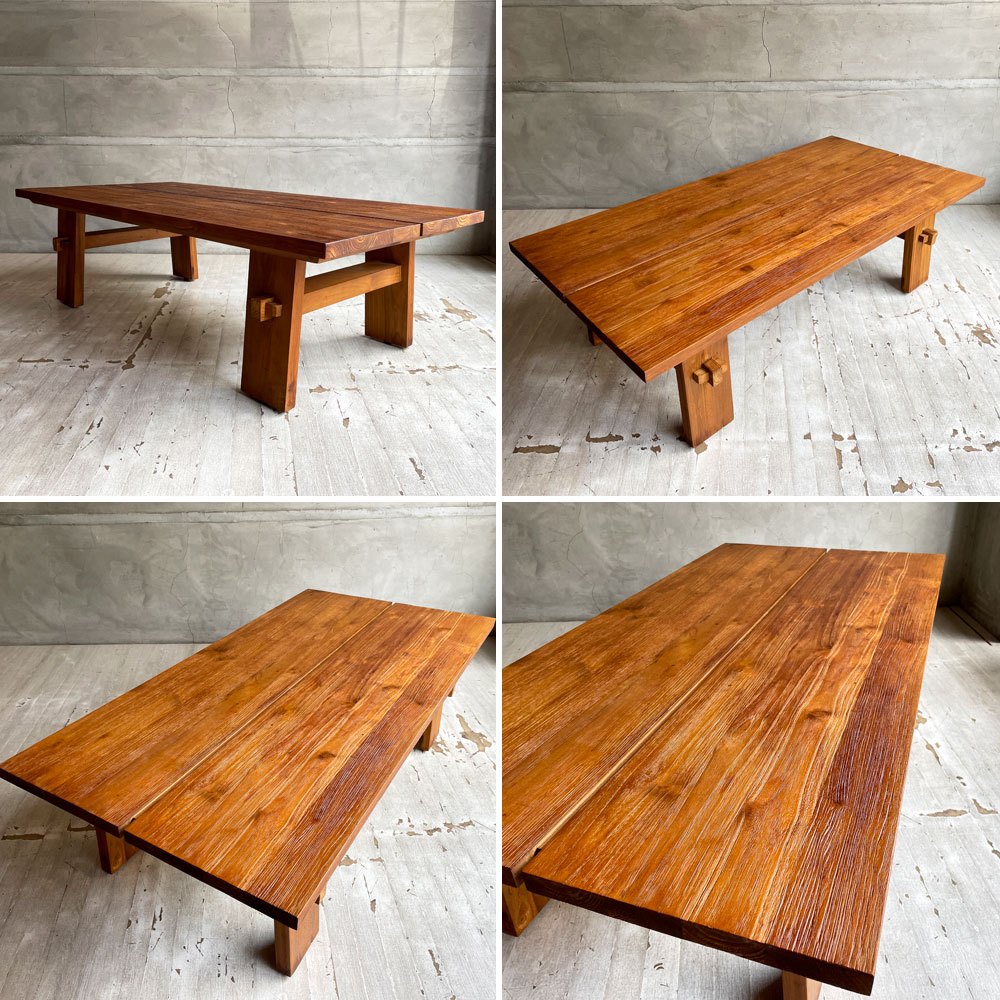 ジャーナルスタンダードファニチャー journal standard Furniture パンガ コーヒーテーブル PANGA COFFEE TABLE ローテーブル チーク古材 定価￥71,500- ♪