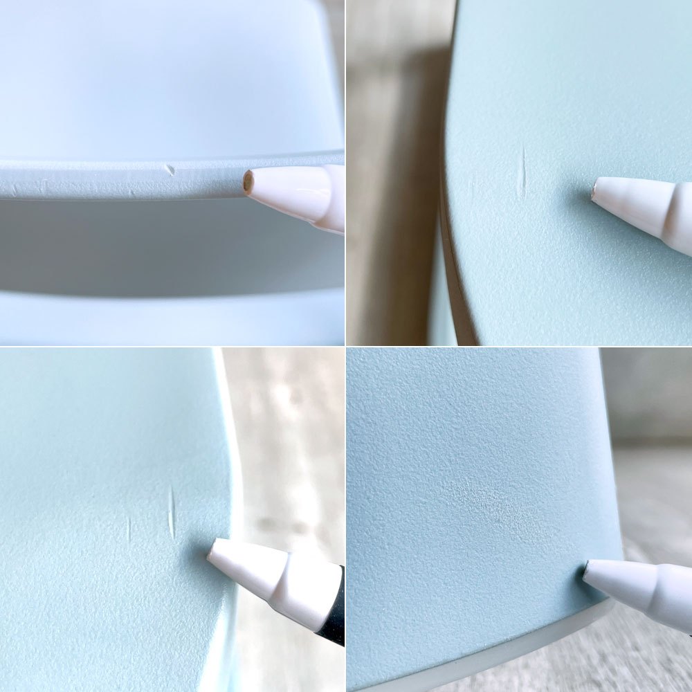 ヴィトラ Vitra ティプトン Tip Ton ワークチェア ダイニングチェア デスクチェア アイスグレー スタッキング チルト機能 定価￥42,900- ♪