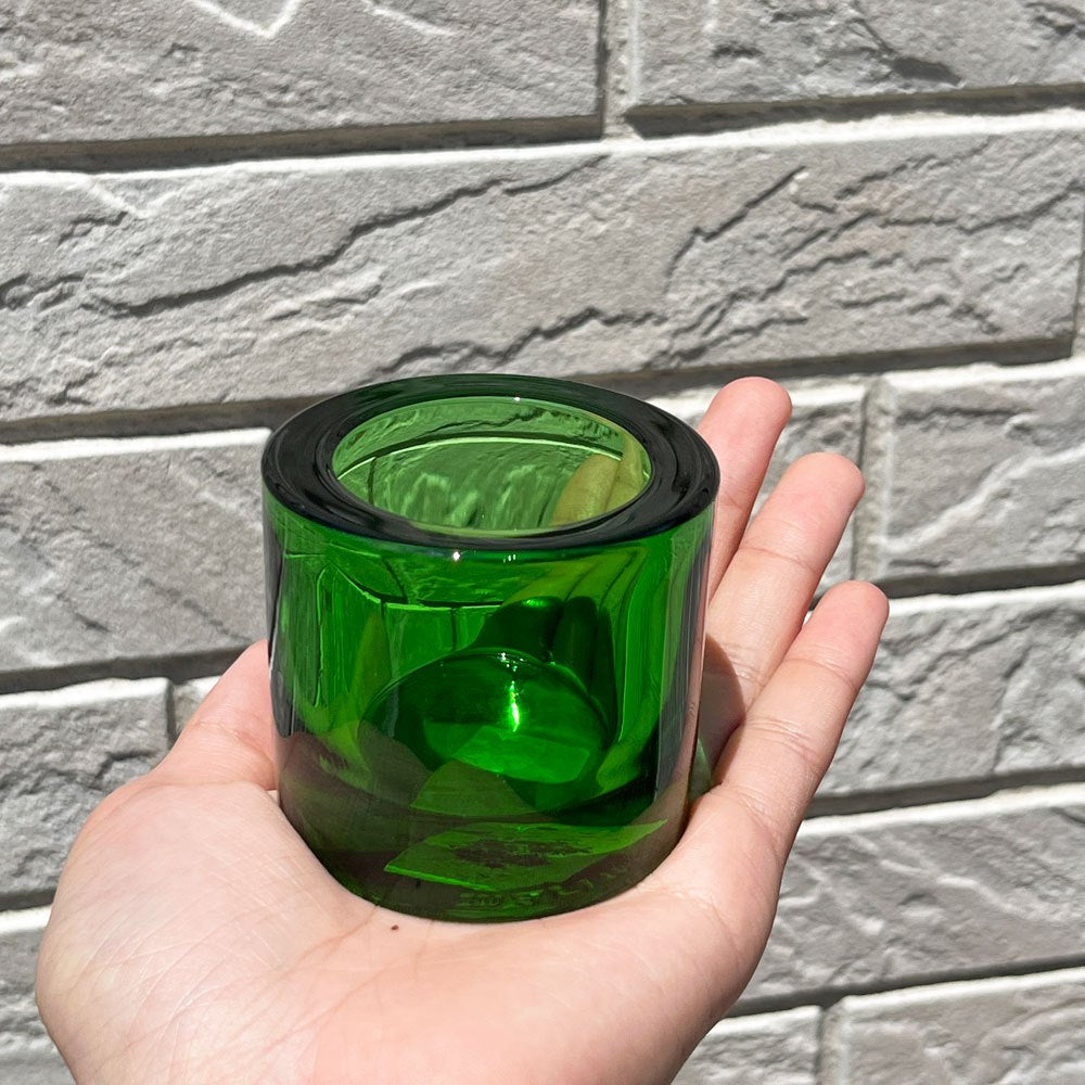 イッタラ iittala マリメッコ marimekko キビ kivi キャンドルホルダー グリーン 60mm フィンランド 北欧雑貨 ●