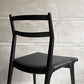 天童木工 TENDO インパラチェア Impala Chair ダイニングチェア ブラック レザー 本革 佐々木敏光 ジャパニーズミッドセンチュリーモダン C  ♪