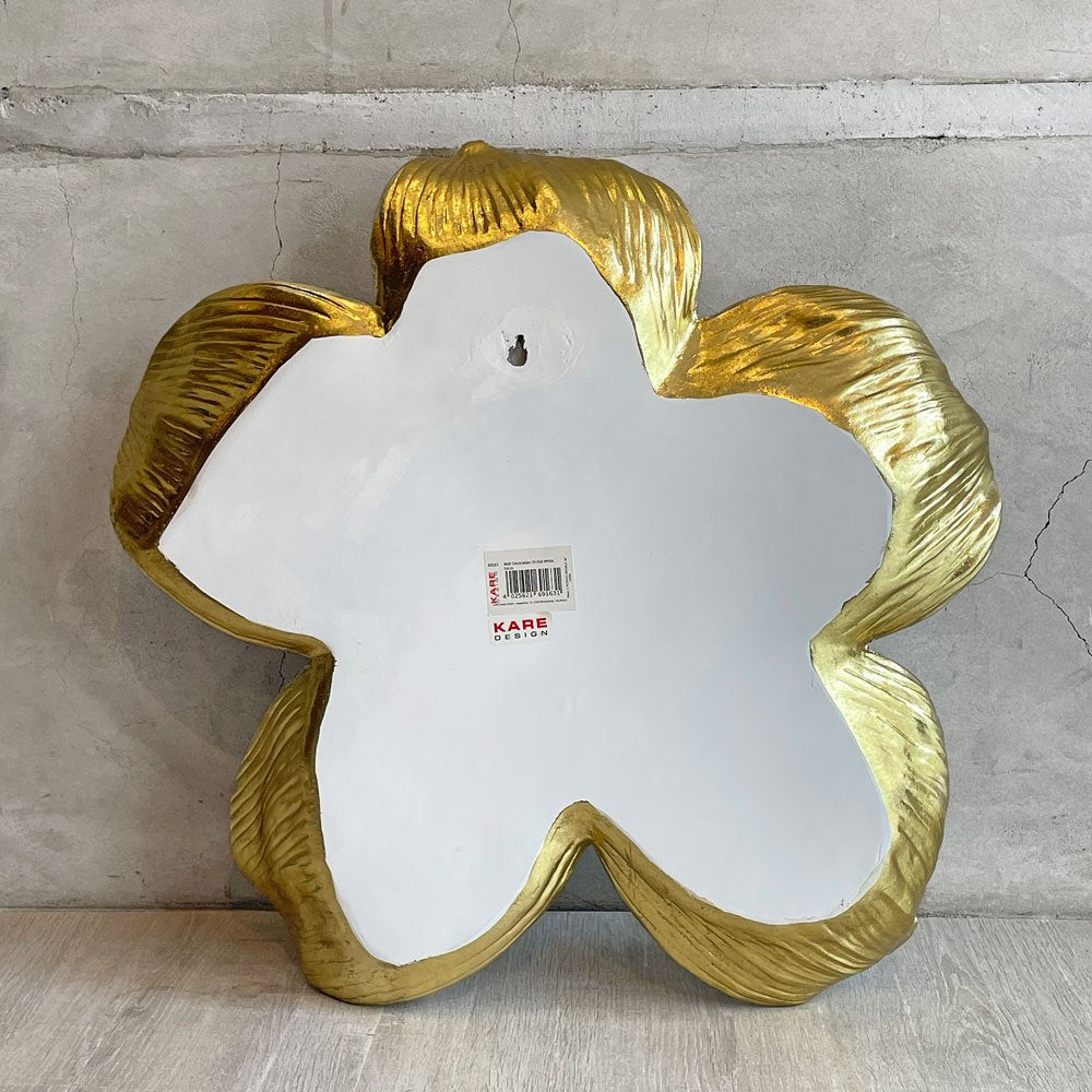 カレ KARE  ウォールデコレーション Wall Decoration オーキッドホワイト Orchid White ウォールアート 壁掛け フラワー 54cm ♪