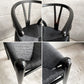 カールハンセン＆サン Carl Hansen & Son CH24 Yチェア ブラックラッカー×ブラックペーパーコード  ビーチ材 日本仕様サイズ ハンス・J・ウェグナー デンマーク 北欧家具 A ♪