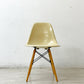 ハーマンミラー Herman Miller サイドシェルチェア セカンド 2nd FRP パーチメント ドゥエルレッグ イームズ ミッドセンチュリー ●