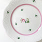 ヘレンド HEREND ウィーンの薔薇 デザートプレート 19cm ピンク 陶器 ハンガリー 定価￥26,400- A ◎
