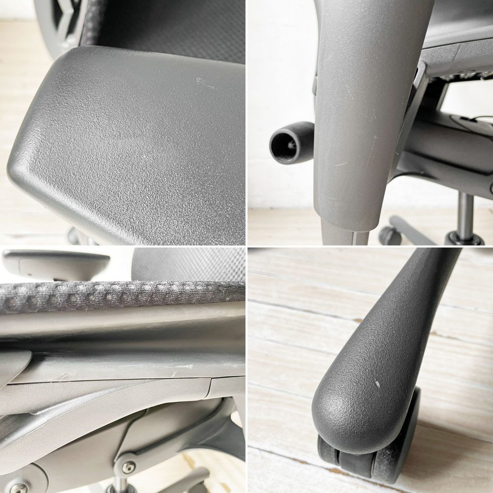 ハーマンミラー Herman Miller エンボディチェア デスクチェア オフィスチェア ジェフ・ウェバー ビル・スタンフ シンク ファブリック ブラック 定価￥299,200- ★