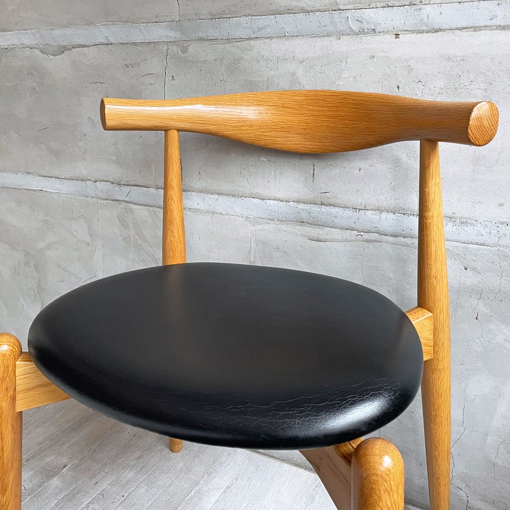 カールハンセン＆サン Carl Hansen & Son CH20 エルボーチェア ダイニングチェア オーク材 レザー 本革 ハンス・J・ウェグナー ♪