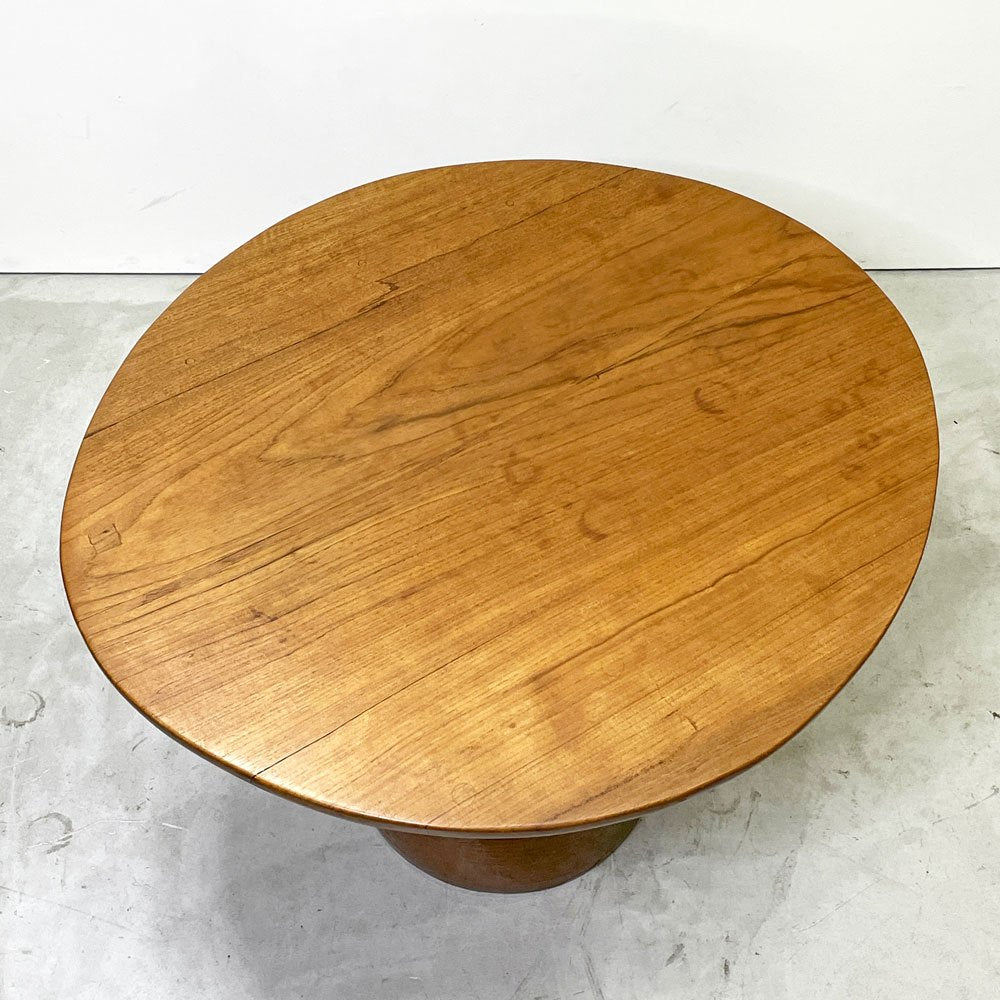 ヨーガンレール Jurgen Lehl ババグーリ Babaghuri チーク無垢材天板 鍛金銅脚 ダイニングテーブル ●