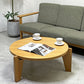ヴィトラ vitra ゲリドン バ Gueridon Bas コーヒーテーブル ローテーブル オーク材 スチール 直径80cm ジャン・プルーヴェ 2013年製 定価350,900- ●