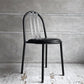 フランスビンテージ French Vintage ステヴァンチェア Stevens Chair モデルC Model C ブラック レザー クッションシート ロベール・マレ＝ステヴァンス 刻印有 A ♪