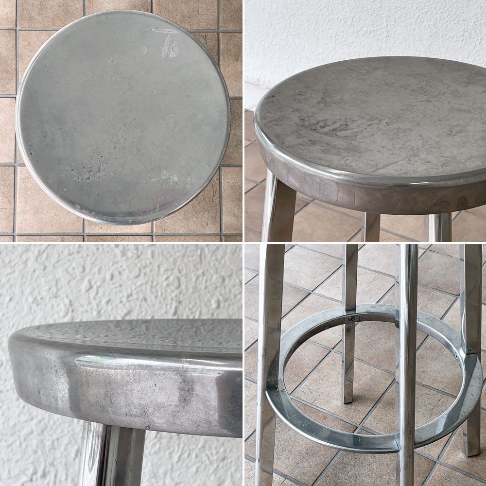マジス MAGIS デジャヴ DEJA-VU STOOL カウンタースツール アルミニウム ポリッシュ 深澤直人 スーパーノーマル ミニマル 定価96,800円 ◇