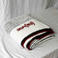 ベアフット ドリームズ BAREFOOT DREAMS コージーシック スロー CozyChic Throw INSPI(RED) Stripe Throw ブランケット 135×180cm ◇