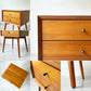 ウエストエルム West Elm ミッドセンチュリー ナイトスタンド Mid-Century Nightstand ナイトテーブル H62cm 美品  ★