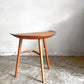 シキファニチア SIKI FURNITURE スツールテーブル STOOL TABLE 1 サイドテーブル ブラックチェリー無垢材 W45cm 板座 国産家具 ■
