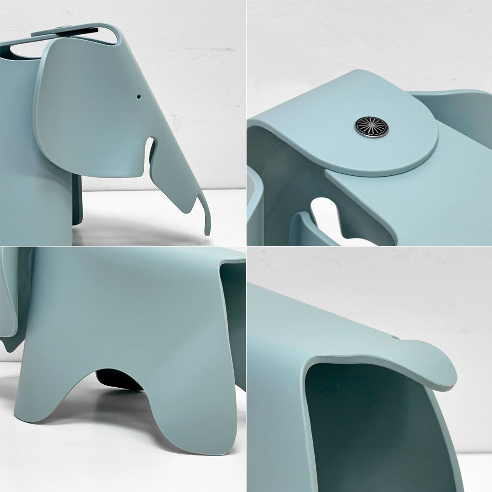 ヴィトラ Vitra イームズ エレファント スモール Eames Elephant Small オブジェ アイスブルー ポリプロピレン 店舗什器 未使用保管品 定価¥14,300- ●