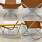 ニーチェア エックス NY chair X フォールディングチェア＋オットマン ロッキングチェア 折り畳み キャメル MoMA 新居猛 ★
