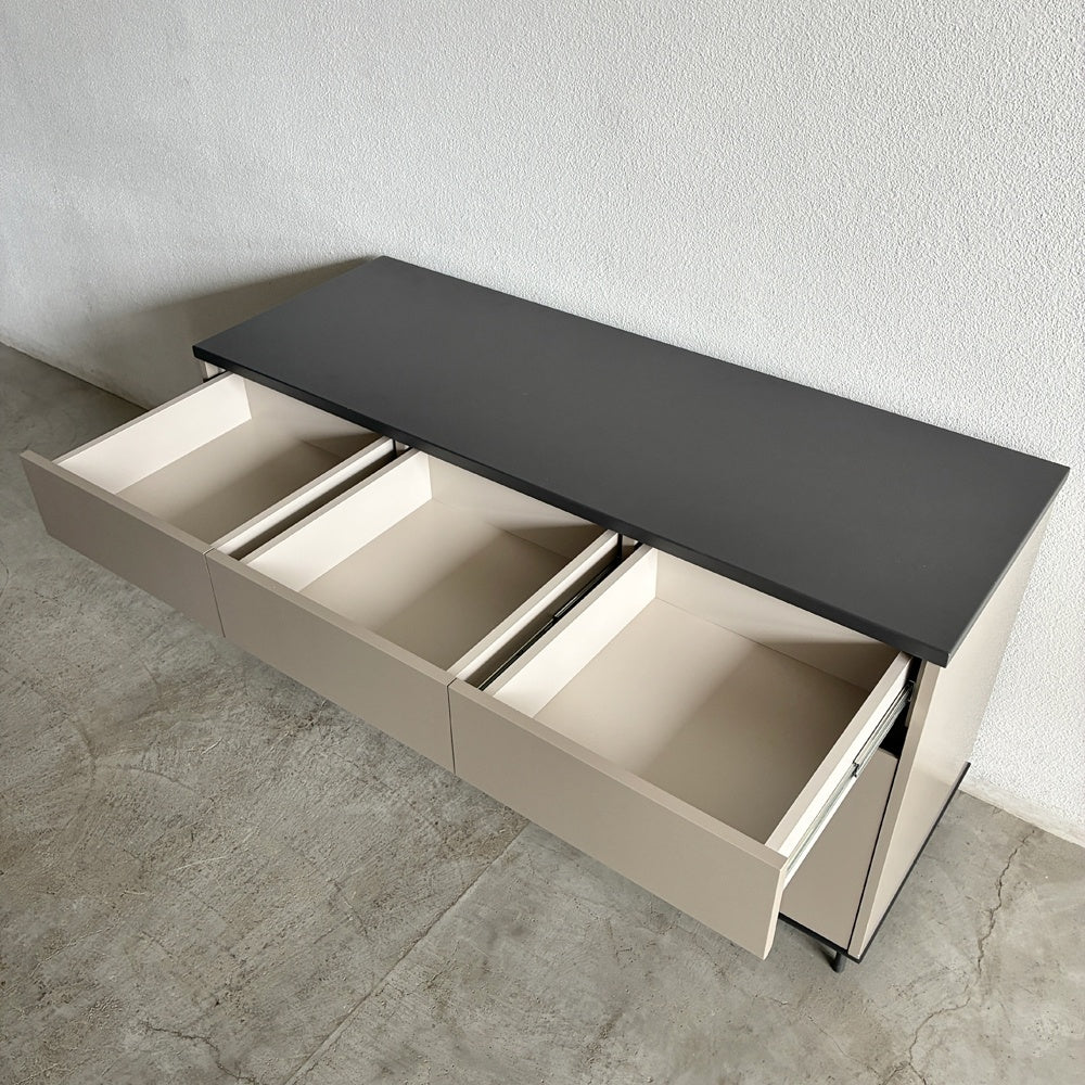 unknown アーバンモダン Urban Modern 特注 ワイドキャビネット W149cm サイドボード 収納家具 リビングボード カウンター 作業台 ホテルライク モダンファニチャー オーダー家具 〓