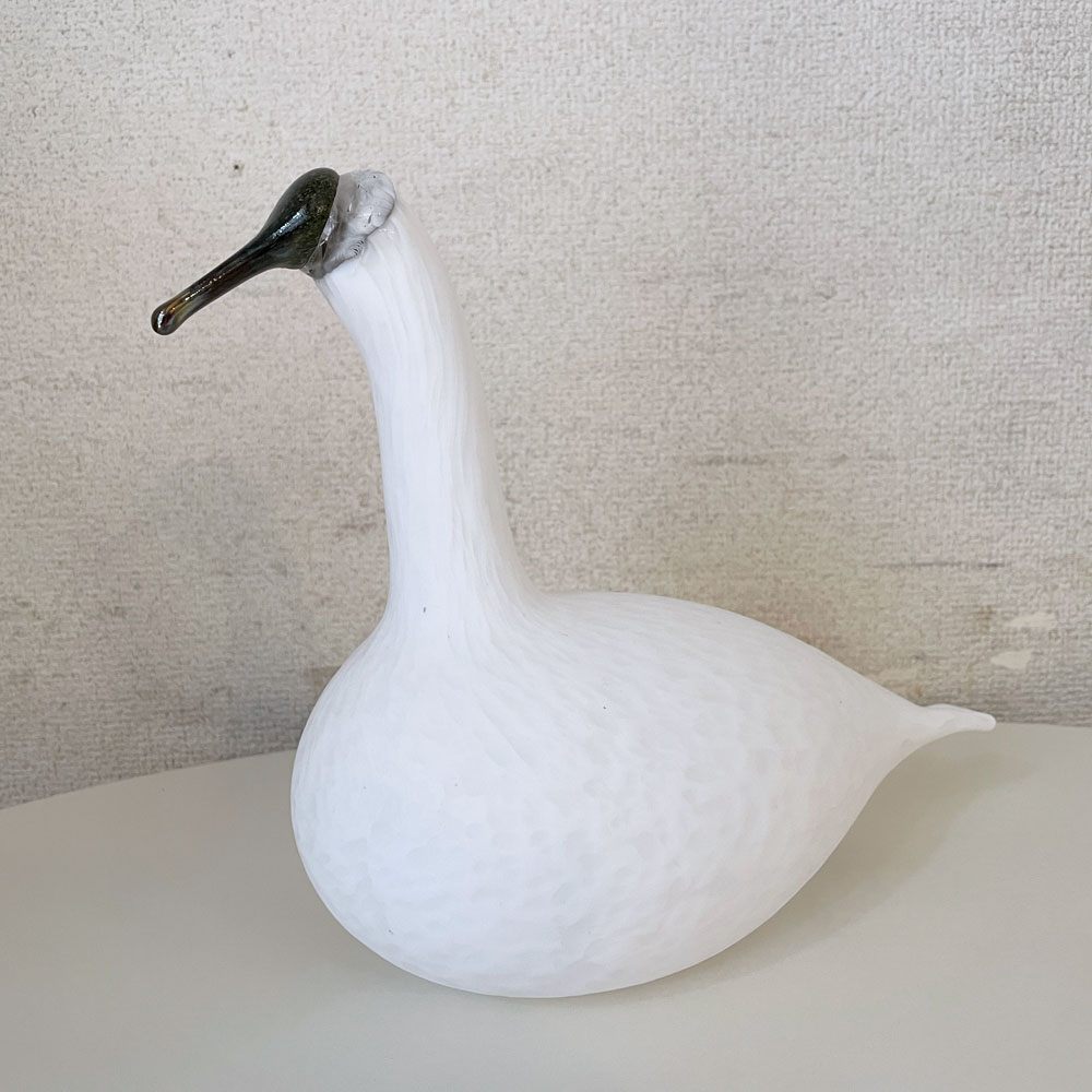 イッタラバード iittala バーズバイトイッカ Birds by Toikka オオハクチョウ Whooper Swan White 2007年 オイバ・トイッカ 箱付 北欧雑貨 ◎