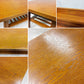 パシフィックファニチャーサービス P.F.S. ローテーブル DH TEA TABLE WITH SHELF Lサイズ W120cm ナラ材 マガジンラック付 ダークブラウン 定価：￥70,400- ◎