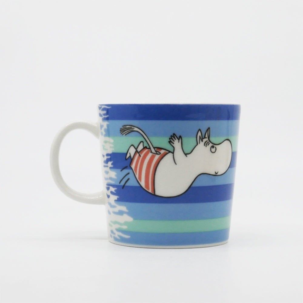 アラビア ARABIA ムーミンマグ MOOMIN ザ・ダイブ 2006年 夏限定 フィンランド 北欧食器 箱付き ●