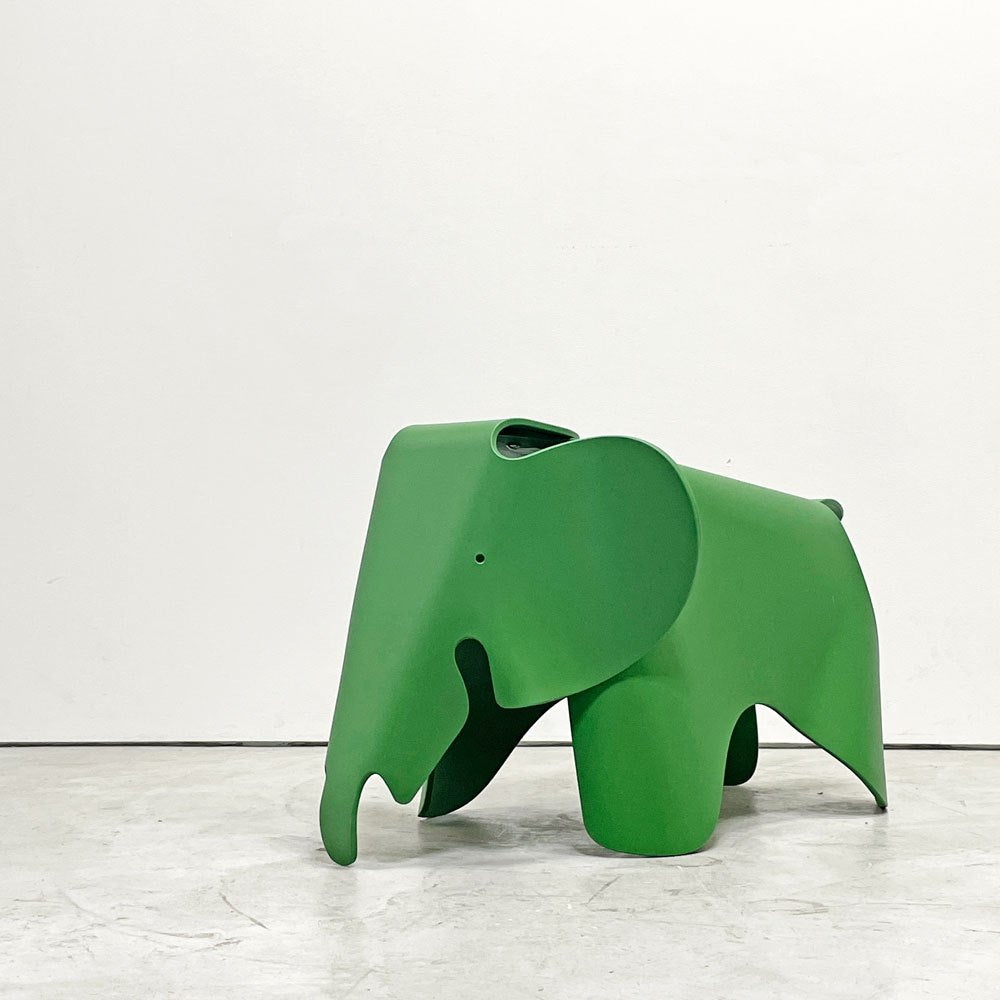 ヴィトラ Vitra イームズ エレファント Eames Elephant オブジェ チェア スツール グリーン ポリプロピレン 店舗什器 ●