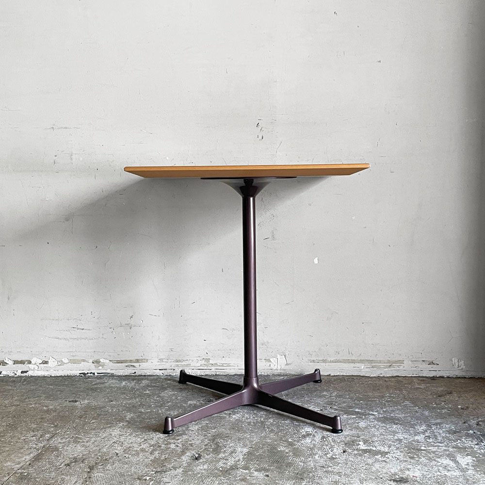 コッコレ coccole スクエアテーブル SQUARE TABLE カフェテーブル オーク材 ｗ60cm インダストリアルデザイン ■