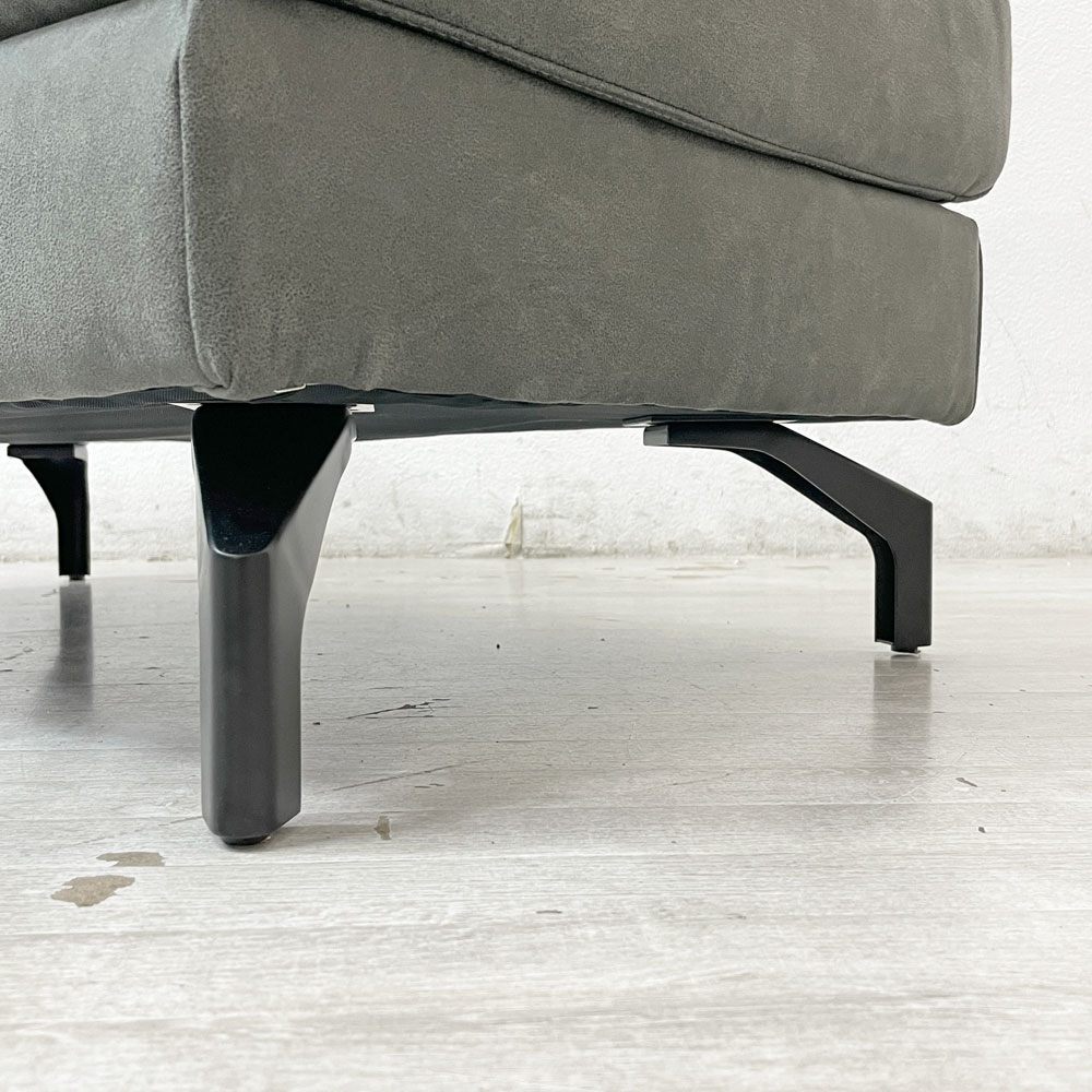 リラックスフォーム RELAX FORM グラシエーロ GLACIERO オットマン レザーテックス 関家具 展示品 w93cm ●