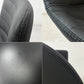 クラッシュゲート CRASH GATE ノットアンティークス Knot Antiques クロム CHROME バースツール カウンターチェア ブラック レザーファブリック×スチール 昇降式 ビンテージスタイル 定価15,400円 ●