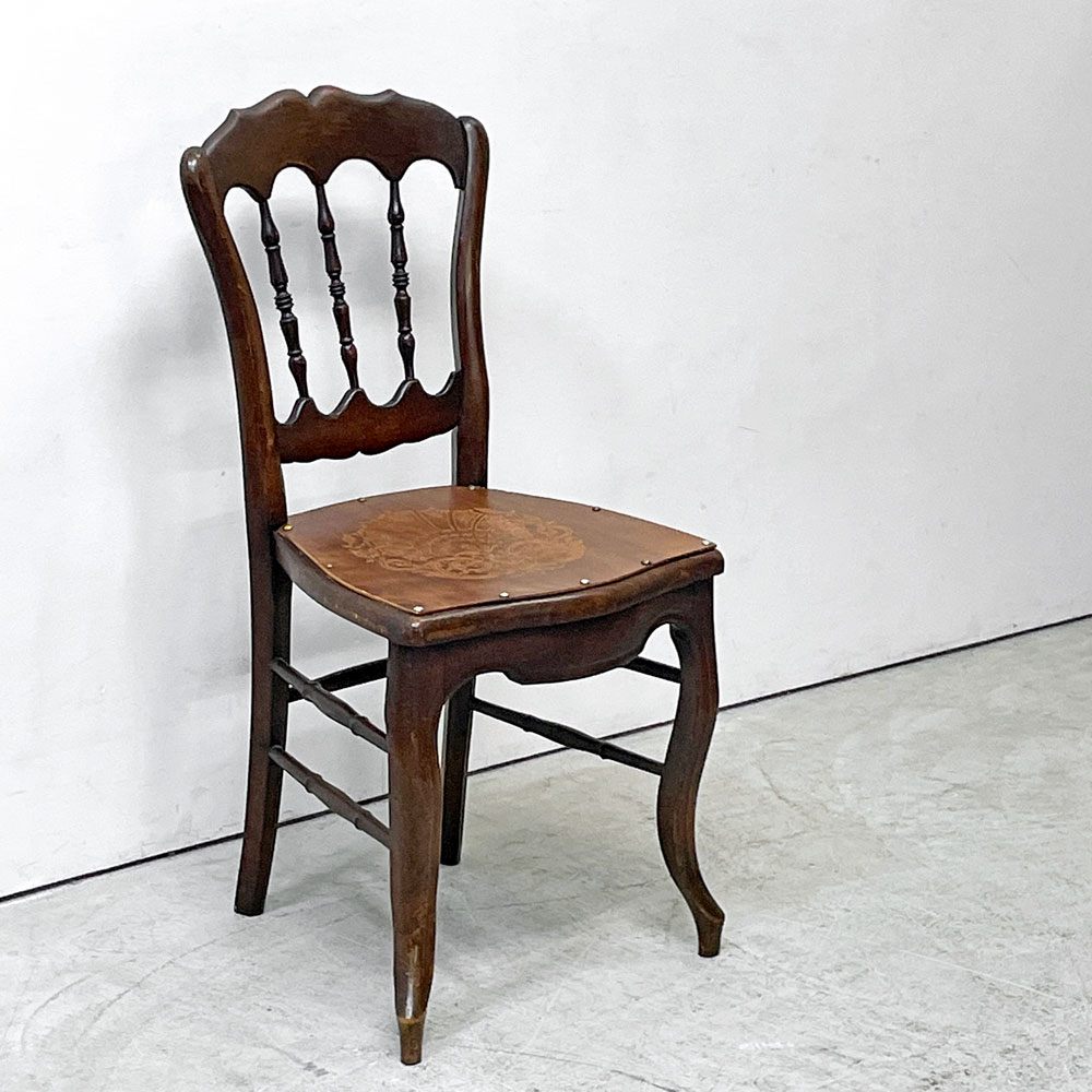 フランス ビンテージ French Vintage ロココスタイル ベントウッドチェア クラシカル 猫脚 カントリー シャビーシック ●