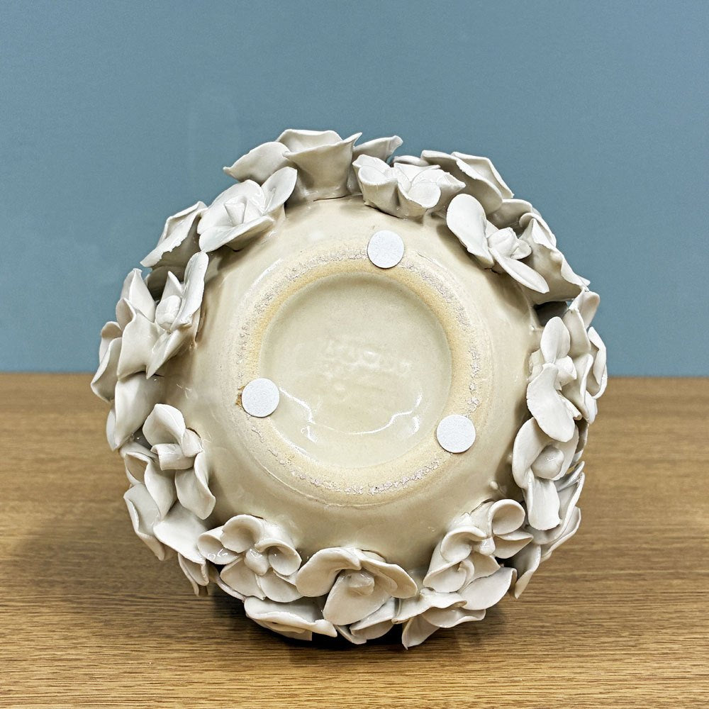 デスボッズ Despots Vase deco with flowers ホワイト 花瓶 陶器 フラワーベース 小サイズ オランダ ◎