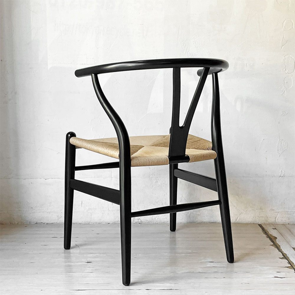 カール ハンセン＆サン Carl Hansen & son CH24 Yチェア ハンス・J・ウェグナー ビーチ材 ブラックラッカー ペーパーコード 日本仕様 参考定価104,500円 ★