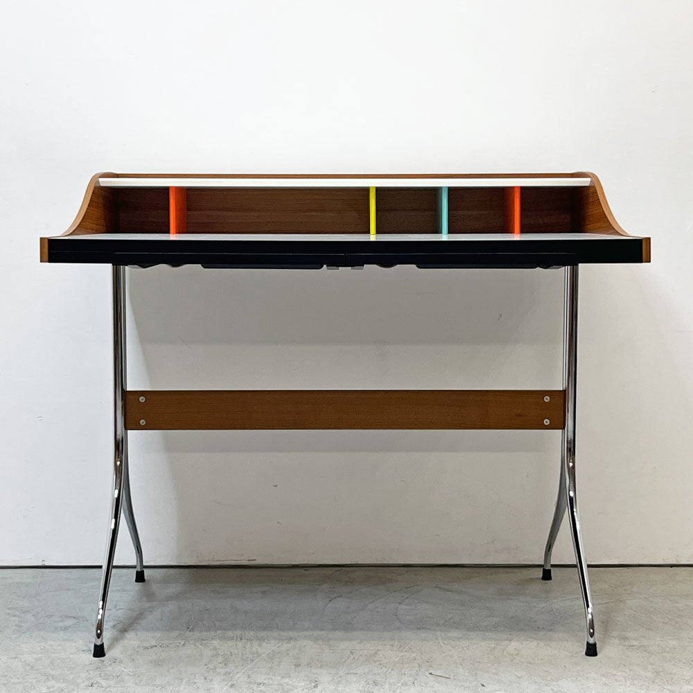 ヴィトラ Vitra ネルソンスワッグレッグデスク Nelson Swag Leg Desk ホワイトラミネート天板 W99cm ジョージ・ネルソン ミッドセンチュリー ●