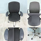 内田洋行 UCHIDA キャストチェア CAST CHAIR デスクチェア オフィスチェア ファブリック キャスター付 説明書付 ◎