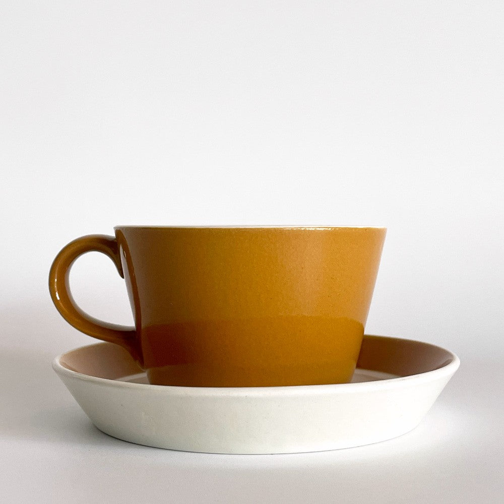 アラビア ARABIA アプリクーシ Aprikoosi コーヒーカップ＆ソーサー C&S カーリナ・アホ Kaarina Aho 60～70年代 北欧食器 北欧ビンテージ ■
