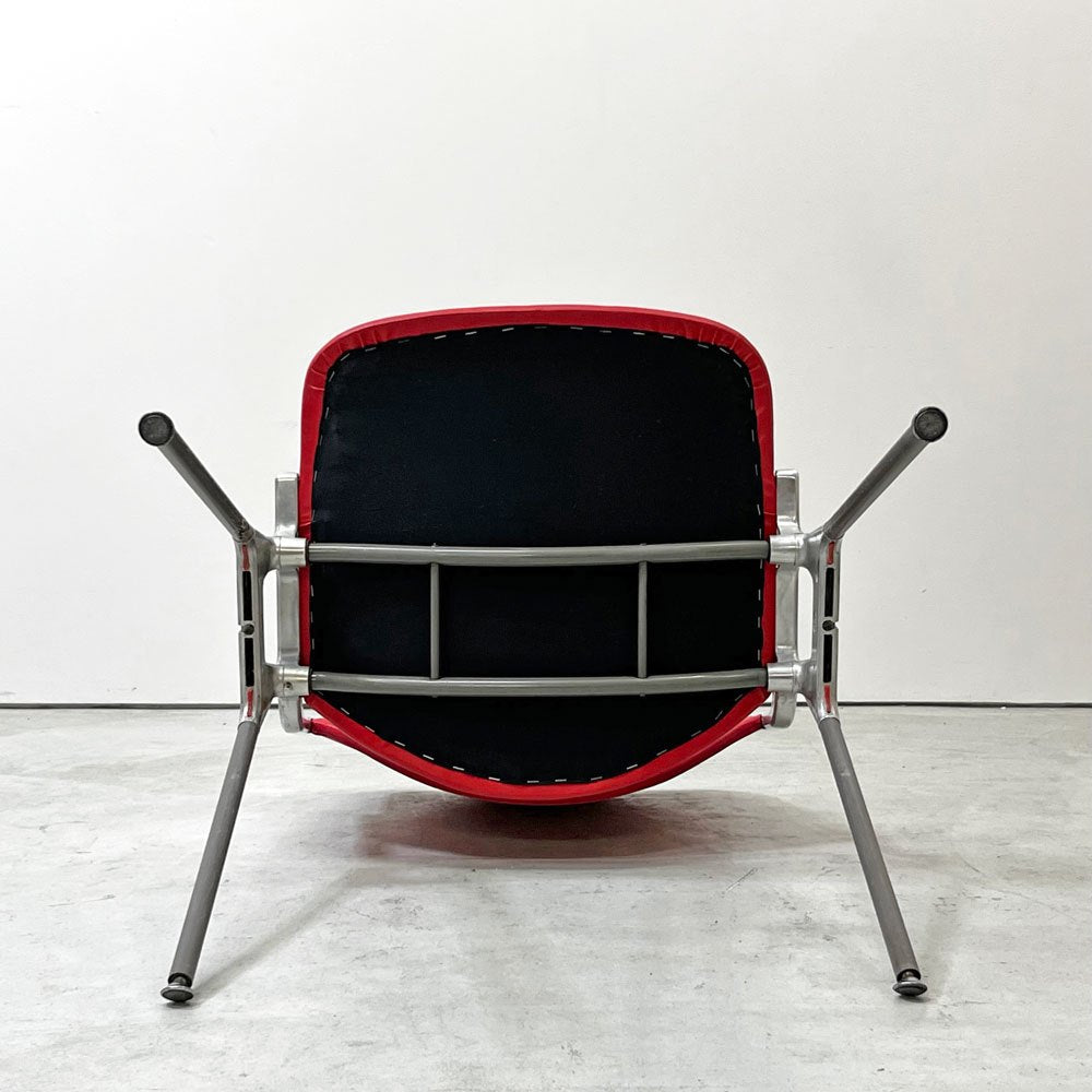 カステリ Castelli DSC 106 ダイニングチェア スタッキングチェア ミーティングチェア  PVCレザー ジャンカルロ・ピレッティ ビンテージ イタリア A ●