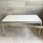 USMハラー USM Haller モジュラーファニチャー ハラーテーブル ワーキングデスク W150cm アジャスター パールグレーラミネート(ホワイト) 高さ調整機能付き スイス ♪