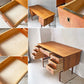デンマークビンテージ Danish Vintage チーク材 両袖デスク 袖机 パーソナルデスク 北欧家具 Teak Vintage desk 鍵付属  ★